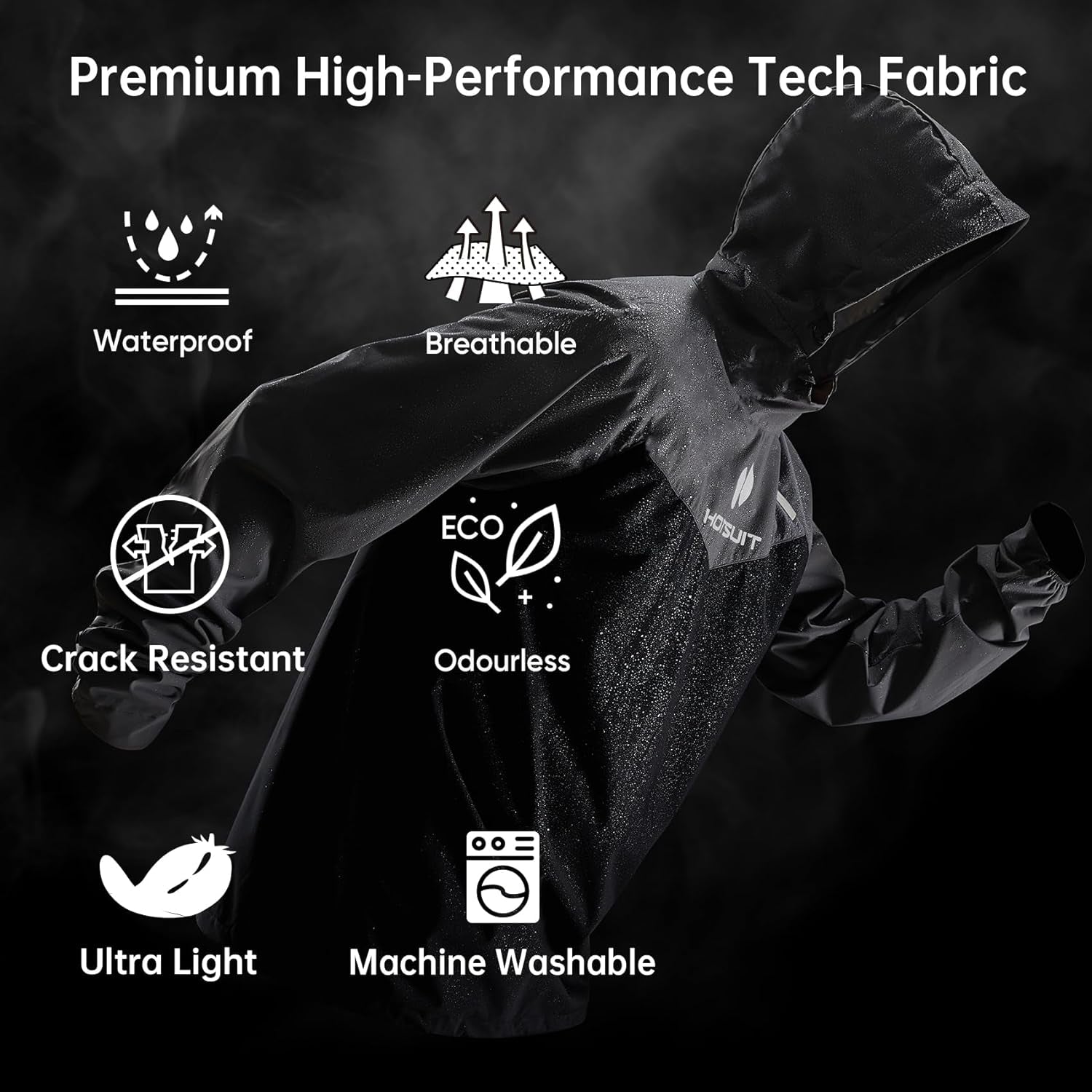 Sauna Suit for Men Sweat Sauna Jacket Pant Gym Workout Sweat Suits