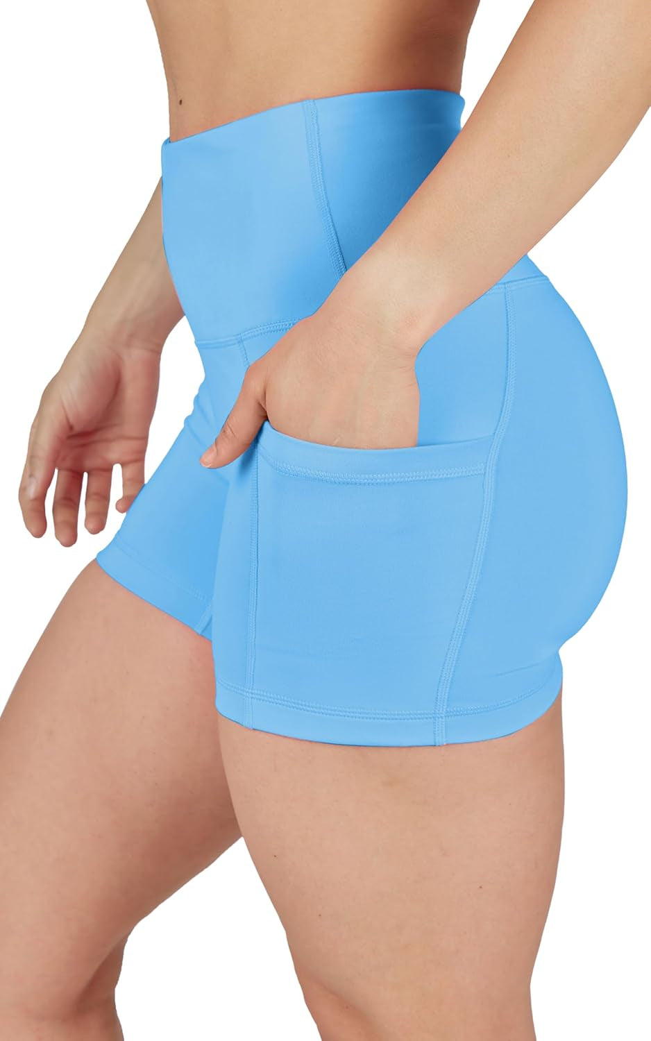 Womens High Waisted Biker Shorts Workout Running Spandex Yoga Shorts 3.5", 5", 7", 9"